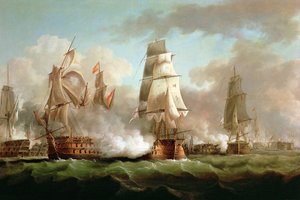A "Neptun" harcba szállt, Trafalgar, 1805